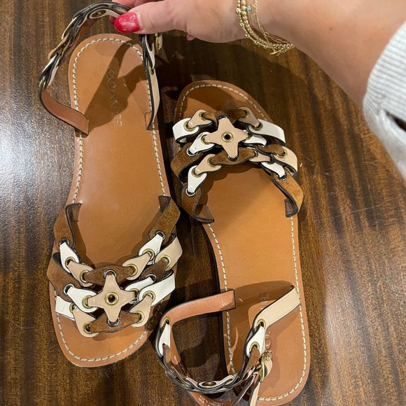 COACH Sandal With Coach Link size 10 - Picture 4 of 9